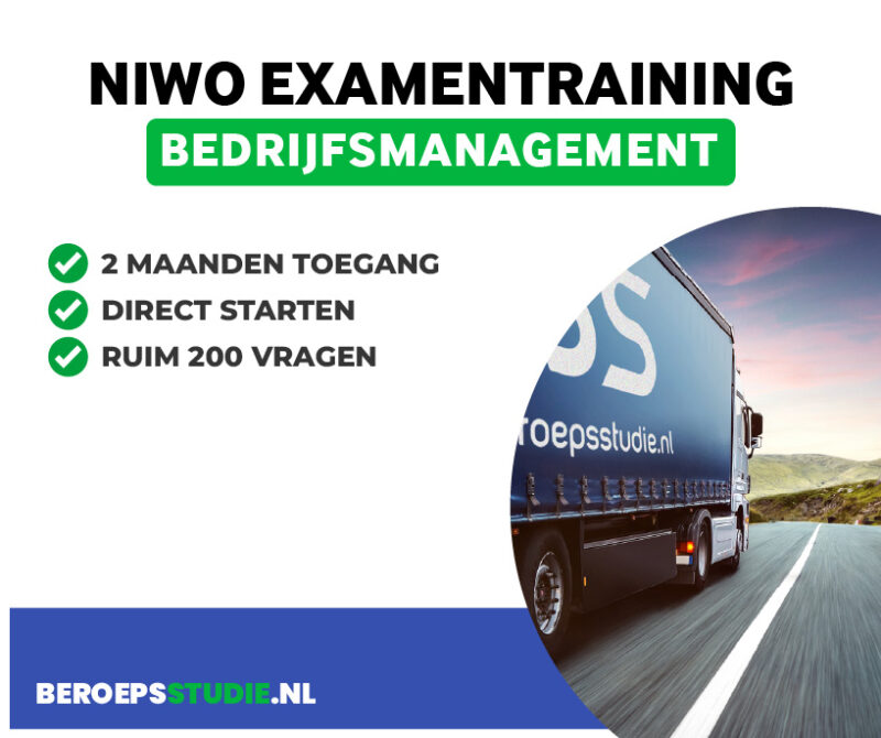 NIWO Bedrijfsmanagement (Examentraining)