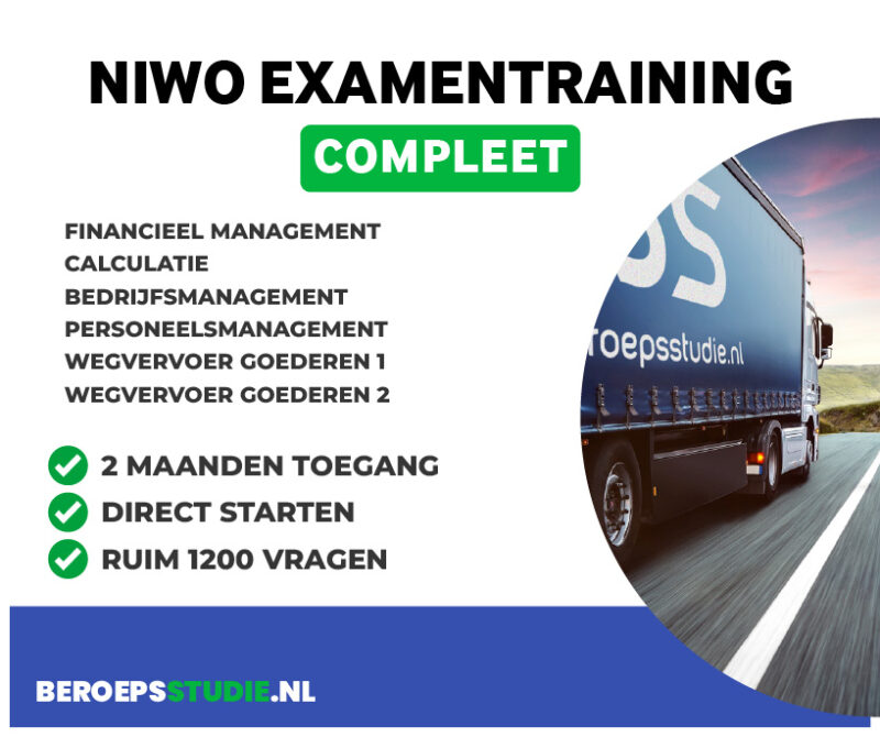 NIWO Compleet 6 modules (Examentraining)